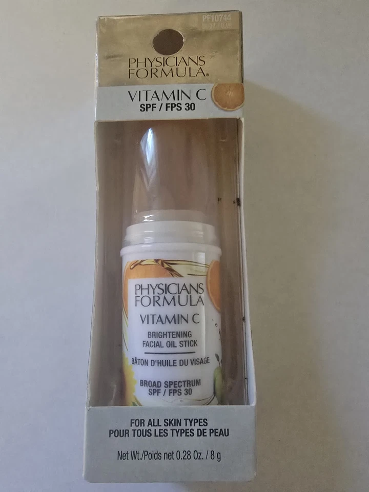 2 Physicians Formula Vitamin C Brightening Facial Oil Stick SPF 30