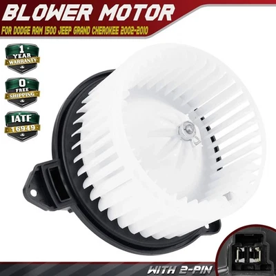 700012 HVAC Heater Blower Motor For 2002-2008 Dodge Ram 1500 2500 3500 615-00649 - Изображение 1 из 4