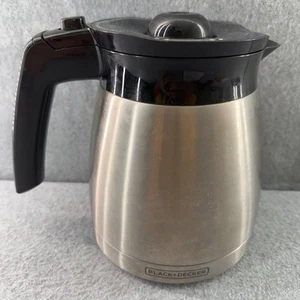 Black Decker CM2046S 12 Cup Coffee Maker Thermal Carafe with Lid Replacement - Picture 1 of 12