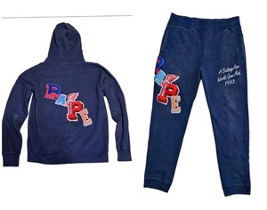 BAPE Multi Logo Full Zip Hoodie & Jogginghose Outfit Lrg (passt wie ein Medium) - Bild 1 von 24