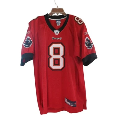  Camiseta de fútbol americano NFL TAMPA BAY BUCCANEERS talla 50 WFLA TV Station 8 roja Reebok Foto 1 de 4