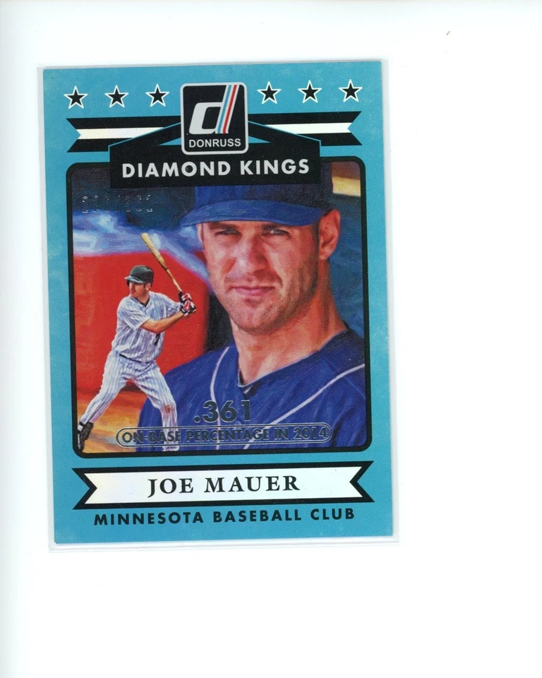 2015 Panini Donruss Stat Line Season #17 Joe Mauer #d 226/361 - Image 1 of 1
