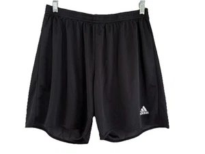 Youth Unisex Size L Adidas Shorts Black Side Logo - Picture 1 of 11