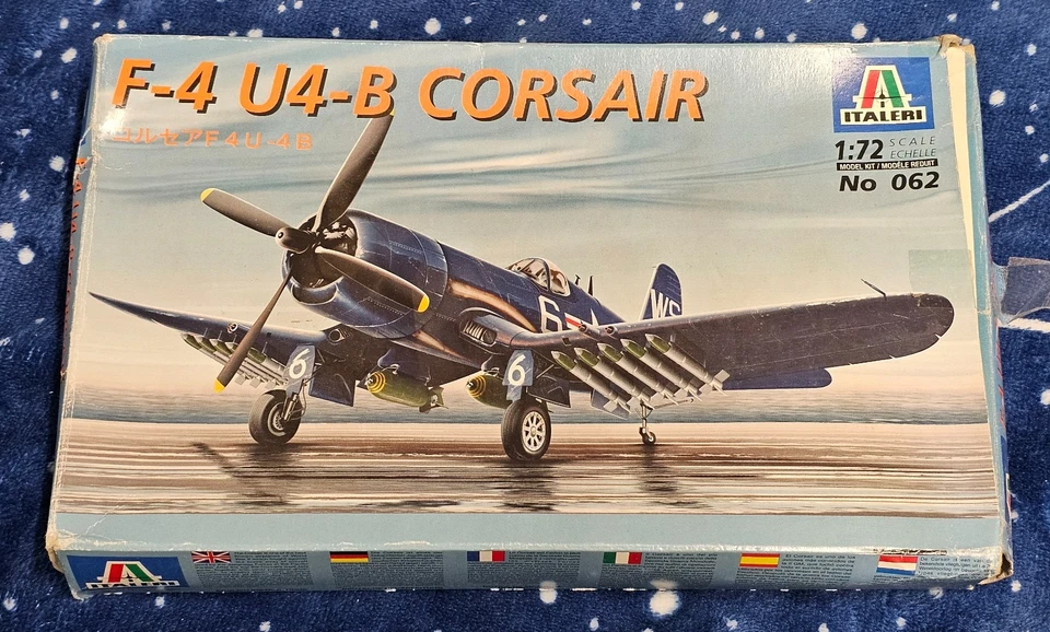 F-4 U4B Corsair  Italeri vintage kit 1/72 USA WW2 Pacific - Immagine 1 di 1