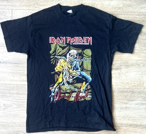 Iron Maiden 1983 Tour T-Shirt - Original Strange World Ltd - Size 12-13 - Picture 1 of 5
