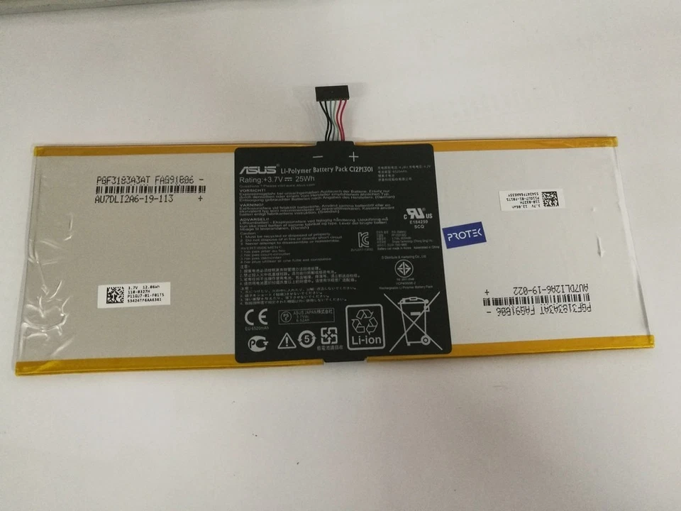 Batteria Asus ME302C C12P1301 3.7V 25Wh K00A - Immagine 1 di 1