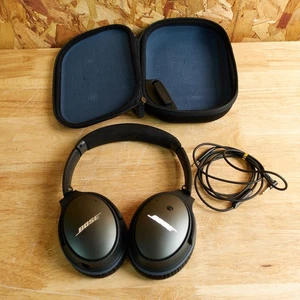 Auriculares negros con cable con cancelación de ruido Bose QuietComfort 25 QC25 - Probados - Imagen 1 de 12