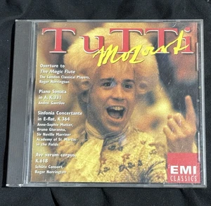 Tutti Mozart The London Classical Players Orchestra Roger Norrington 1994 EMI CD - Picture 1 of 4