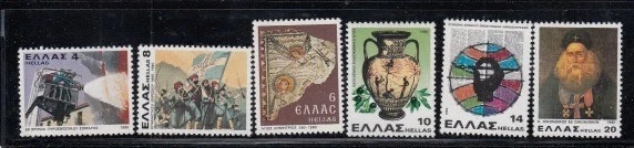 GREECE Firemen, Fresco, Therissos, Olive Oil, Journalism & Ikonomos MNH set* - image 1 of 1