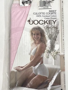Vintage Jockey Womens 6 Med 100% Combed Cotton Panties Full Brief Panty NEW!! - Picture 1 of 4