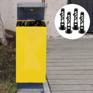 4 Stück Outdoor-Mülleimerverschlüsse, Mülleimerverschlüsse mit Rädern, Deckel, - Bild 1 von 12