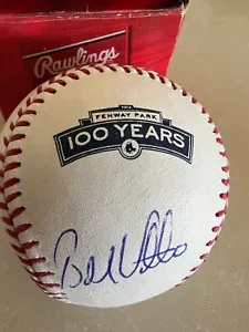 BOBBY VALENTINE SIGNED FENWAY PARK 100 YEAR ANNIVERSARY BASEBALL 2012 - Picture 1 of 3