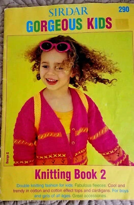 Sirdar 290 GORGEOUS KIDS knit 36pg pattern booklet #2 UK - Image 1 of 4