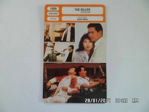 CARTE FICHE CINEMA 1989 THE KILLER Chow Yun Fat Danny Lee Sally Yeh Chu Kong - Picture 1 of 1