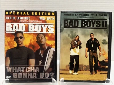 Bad Boys 1 and 2 DVD Lot Will Smith Martin Lawrence WHATCHA GONNA DO? - Image 1 of 4