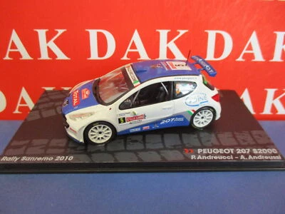 Die cast 1/43 Modellino Auto Peugeot 207 S2000 Rally Sanremo 2010 P. Andreucci - Immagine 1 di 4