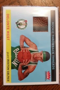 2004-05 Fleer Tradition Delonte West Throwback Threads Bola Usada para Eventos RC Celts - Imagen 1 de 2