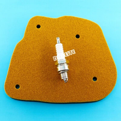 Elemento de filtro de aire y bujía para Yamaha Zuma YW50 YW 50 2002 - 2011 Foto 1 de 4