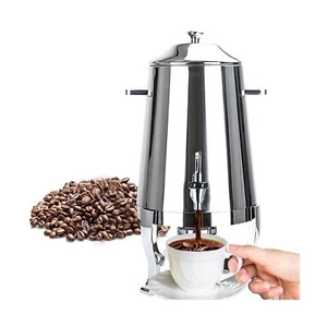Commercial Coffee Urn, 13L Stainless Steel Hot Water Dispenser, Hot & Iced Co... - Picture 1 of 6