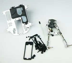 Scatola radio sterzo alluminio simmetrica completa adatta 1/5 HPI Rovan Baja 5B 5T KM Buggy - Foto 1 di 4