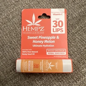 Hempz Sweet Pineapple & Honey Melon Lippenbalsam ~ LSF 30 ~ EXP 03/26 ~ NEU - Bild 1 von 4