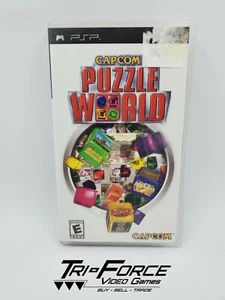 Capcom Puzzle World (Sony PSP, 2007) CIB Complete, Tested ! Free Shipping - Picture 1 of 2