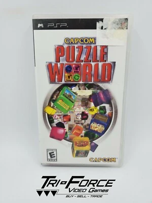 Capcom Puzzle World (Sony PSP, 2007) CIB Complete, Tested ! Free Shipping - Image 1 of 2