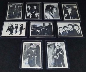 9 Different 1964 Topps Beatles Cards 2nd Series