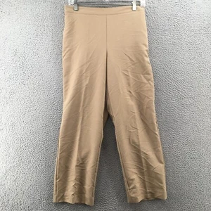 Alfred Dunner Ankle Pants Womens 8 (Actual 30X27) Beige Mid Rise Classic Fit NEW - Picture 1 of 15