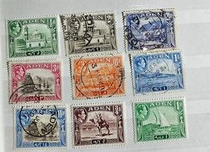 British Commonwealth vintage Aden stamps - Picture 1 of 12
