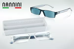 NANNINI ITALY Compact Snap Duo Original Travel Sunglasses Reading Glasses Set - Picture 1 of 1
