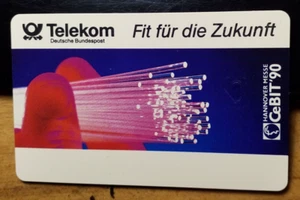 Telefonkarte - Telekom - Fit für die Zukunft - CeBIT 1990 - A 03 03.90 14 000 - Picture 1 of 2