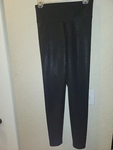 Leggings elasticizzati EXPRESS SERPENTE 🐍 pelle gamba skinny donna XS - nero - Foto 1 di 4