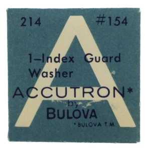 NEU Bulova Accutron 214 Uhrenteil 154 Indexschutzscheibe NOS Original Reparatur - Bild 1 von 2