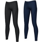 i-sports Girls Leggings Power Stretch Feminine Base Layer Pants Slim Waistband