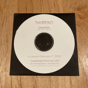 Thyrfing – Farsotstider CD US promo moonsorrow manegarm einherjer falkenbach - Picture 1 of 2