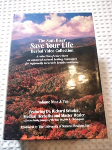 Sam Biser Dr Schulze Save Your Life Herbal Video Collection Vol 9-10 VHS - Picture 1 of 5