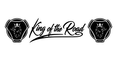 Scania Truck  Hvg Lorry External Vinyl Decal Sticker Griffin King Of The Road • 8.59€