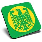 Square Single Coaster - Green German Eagle Logo Deutschland?  #5441
