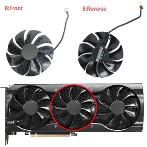 85mm For EVGA RTX3090 3080 3070 3080Ti XC3 Black ULTRA GAMING Graphics Card Fan - Afbeelding 1 van 9