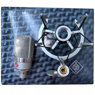 Neumann TLM 102 Large Diaphragm Condenser Microphone Studio Set Shockmount - Image 1 of 4