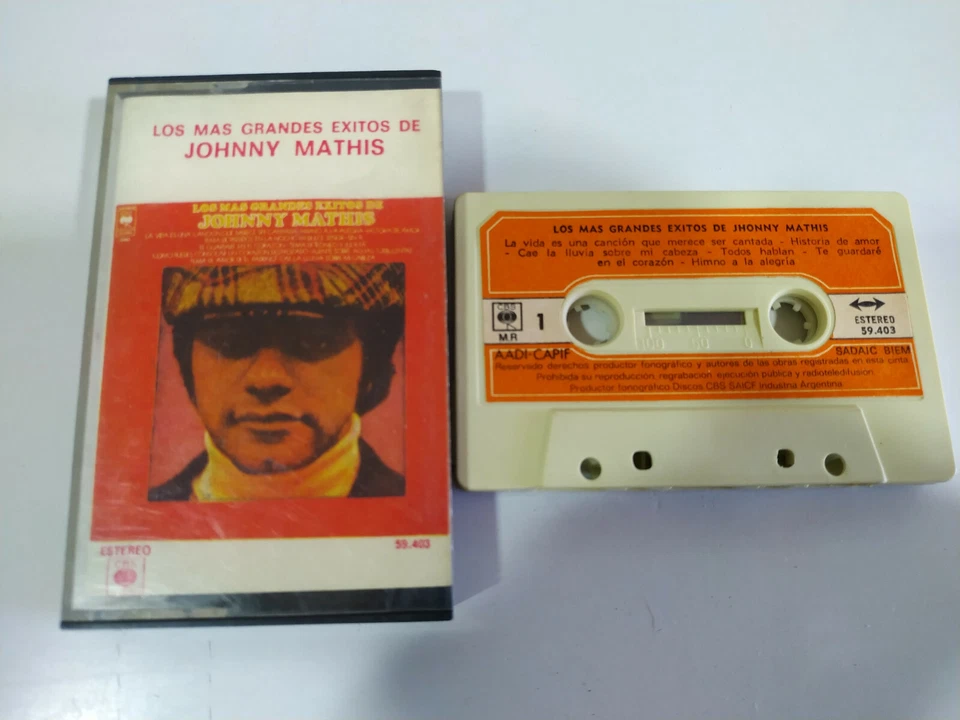 Johnny Mathis los More Grandes exitos 1974 - Cinta Cassette - 2T - Image 1 of 3