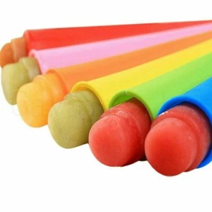 6x Eis-Pops – Wasser-Eis zum selber machen – flexible Silikon-Formen (BPA-frei) - Bild 1 von 11