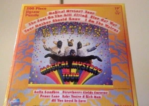 NEW THE BEATLES PUZZLE Magical Mystery Tour 500 piece Sealed 19"x19" AGES 7 & up - Picture 1 of 5