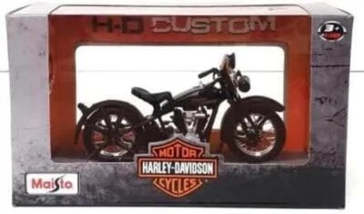 MOTO IN SCALA 1:18 HARLEY DAVIDSON 1928 TWIN CAM - Immagine 1 di 2