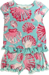 Three Friends - 2 Piece Set - Seashell Beach Little Girls Outfit SIZE 5 - Picture 1 of 5