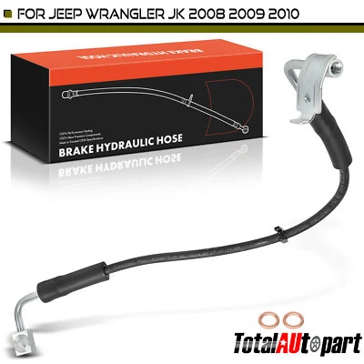 Manguera hidráulica de freno nueva para Jeep Wrangler 2008 2009 2010 parte delantera izquierda lado del conductor Foto 1 de 4