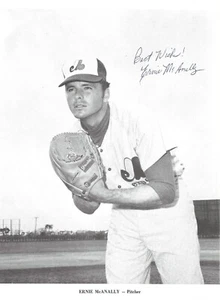 1969 Ernie McAnally EXPOS SIGNED 8-1/2 x 11 AUTOGRAPH PICTURE PACK PHOTO COA #1 - Imagen 1 de 1