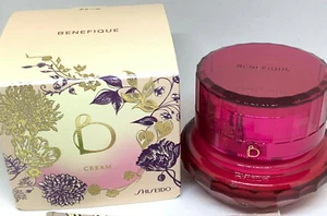 SHISEIDO BENEFIQUE CREMA DE NOCHE 1.4 oz 40G SELLADO TAMAÑO COMPLETO Nueva CAJA LIMPIEZA* - Imagen 1 de 12