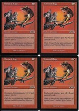 MTG: MANIACAL RAGE Exodus COMMON; played, Excellent condition x4